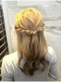 王道！清楚ハーフアップ