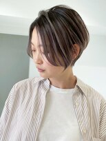 ジルブラン 横浜関内(JIL BLAN)&nbsp;ハイライト白髪染め白髪ぼかしショートボブレイヤー40代横浜関内
