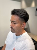 エムエイチザバーバー 本町(MH THE BARBER) フェード×アップバングショート【北浜・淀屋橋】