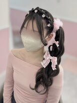 ミント(MINT)&nbsp;編みカチュハートサイドテール☆