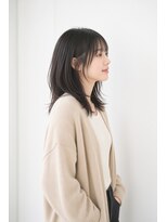 コートフィールエー(CO_T feel.a)&nbsp;透明感シースルーバングのナチュラルくびれミディ【仙台本町】