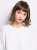 ハイライト×切りっぱなしボブ★QUATRO56★