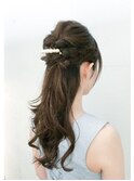 【EIGHT上尾】お客様スタイル_デザインカラー_ヘアアレンジ