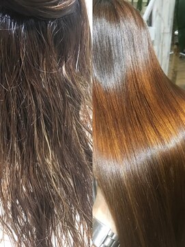 ジェム(GEM) ＊*Gem Garden*＊なりたい質感が叶う☆ツヤサラ縮毛矯正35