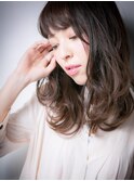 *bliss大宮*くせ毛風スパイラルxダブルバングの小顔セミディt