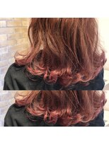 ブレス ヘアー clara店(Bless HAIR)&nbsp;20代に人気！大人かわいいピンクベージュ×無造作外ハネスタイル