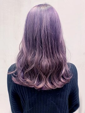 アイティー バイ アルバム 中野店(IT by ALBUM) ラベンダーロング_ウェーブパーマフォギーベージュ_ba290081