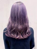 アイティー バイ アルバム 中野店(IT by ALBUM) ラベンダーロング_ウェーブパーマフォギーベージュ_ba290081