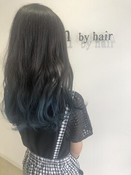 リアン バイ ヘアー(Lien by hair) ブルーグラデーション