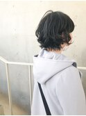 伸ばしかけショート　パーマ　アクア表参道【世良綾花】