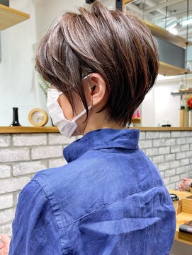 アヴァロン(AVALON) 絶壁解消/ひし形/前下がり/大人ショートボブ/30代/40代★猪狩★