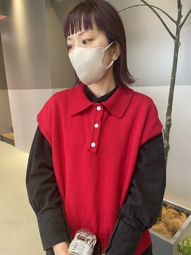 イル(il) ブリーチボブヘア