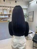 ジエクト ヴィシア(The Ect VIXIA)&nbsp;ネイビーカラー  バイオレットアッシュ  髪質改善トリートメント