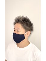サルファ ヘアデザイン 名古屋 丸の内(S.ALPHA HAIR DESIGN)&nbsp;シルバーアッシュアップバング