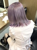 ディア(.eer)&nbsp;パープル＃ヴェールカラー＃Wカラー＃グリッターボンド