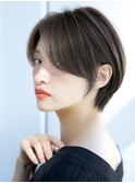 グレーベージュショート30代40代50代 【AIN.表参道】川原大地