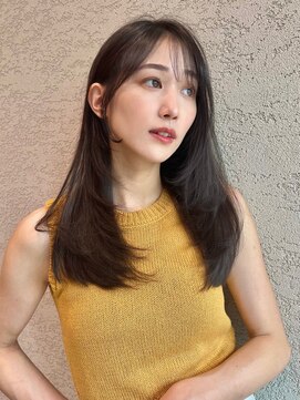 ロンド アンブル 四条烏丸(Lond ambre) 【Lond ambre】中川智帆  レイヤーロング/顔周り/韓国