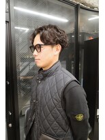 スレイ 西宮(SLAY)&nbsp;波巻きハイライトアップバングツーブロックマッシュ