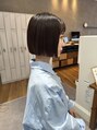 アトロ(Atoro)&nbsp;ボブのカットが得意。骨格やお顔のバランスに合わせて提案します