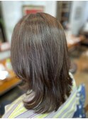 セミロングスタイル