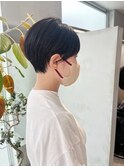 【森千晶】襟足すっきり/丸みショート/絶壁解消/艶髪グレージュ
