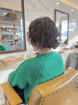 ラポールヘアー(rapport hair) ボブ×くるくるパーマ＊
