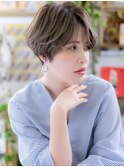 外国人風アシンメトリーハンサムショートh3川口20代30代40代