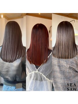 シーソー(SEA SAW) ツヤ×ヘアカラー