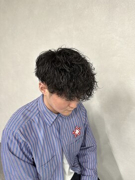 サン 心斎橋(SAN) マッシュ/波巻きスパイラルパーマ