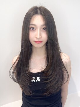 ノエシキカ(noe sikika) 韓国レイヤーカット×透明感カラーA82