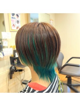 エミュ(emu) アンブレラカラー × エメラルドグリーン