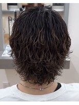 ビカム 名駅(become)&nbsp;【絶壁解消波巻きウルフ】メンズカットパーマ名古屋名駅栄美容室