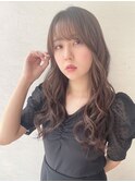 暗過ぎないナチュラルアッシュベージュ デジタルパーマ
