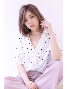 オーロ 千里山店(ORO) 20代30代40代50代ボブルフネビージュ小顔ワンレンショート