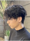 さり気ないカッコ良さキメすぎないシャドウパーマ【立川】木村