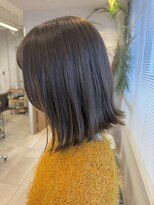 バランス 新宿(balance) 外ハネボブ×グレージュ　[新宿/髪質改善]