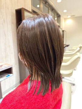 ヘアメイク アリエス 岩切店(HAIR MAKE aries) ナチュラルレイヤースタイル 似合わせカット 岩切 利府 多賀城