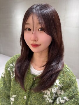 ロンドウル 熊本(Lond ulu) メルティカラーフェミニンロング似合わせカット髪質改善縮毛矯正