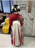 袴着付け&ヘアーセット