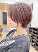Say.イメチェンショートボブ外ハネボブ美髪ワイドバングアッシュ