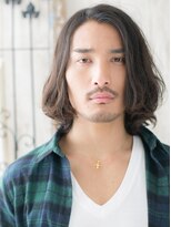 グルーミングサロン バーバー キャッスル 北浦和西口(Grooming salon Barber Castle) 20代30代ダークアッシュいかつめワイルド波打ちパーマY北浦和