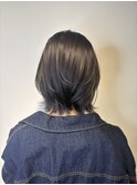 暗髪ショートボブ