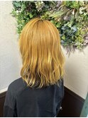 【玉木】イエロー×ブラウン