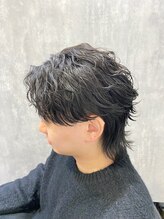 パーマ【札幌/メンズ/波巻きパーマ/ニュアンスパーマ/眉毛カット】