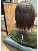 切りっぱなしボブ