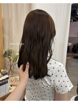 アマーク(a mark) 【小川結女花】オリーブベージュ♪