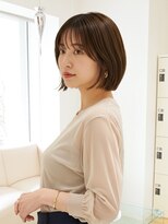 アビエクレール 河内花園(abije claire)&nbsp;好印象ふんわりボブ【河内花園/髪質改善/白髪ぼかし】