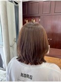 ハネミディアムレイヤー髪質改善透明感［新越谷/新越谷駅］