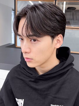 エル 渋谷(L) 20代フェザーパーマ◎こなれ感センターパート◎