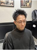 スパイカーショートメンズカット/ショート/barber/理容室/美容室